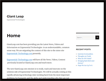 Tablet Screenshot of giantleap.com